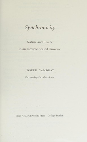 Cover of Synchronicity: Nature and Psyche in an Interconnected Universe